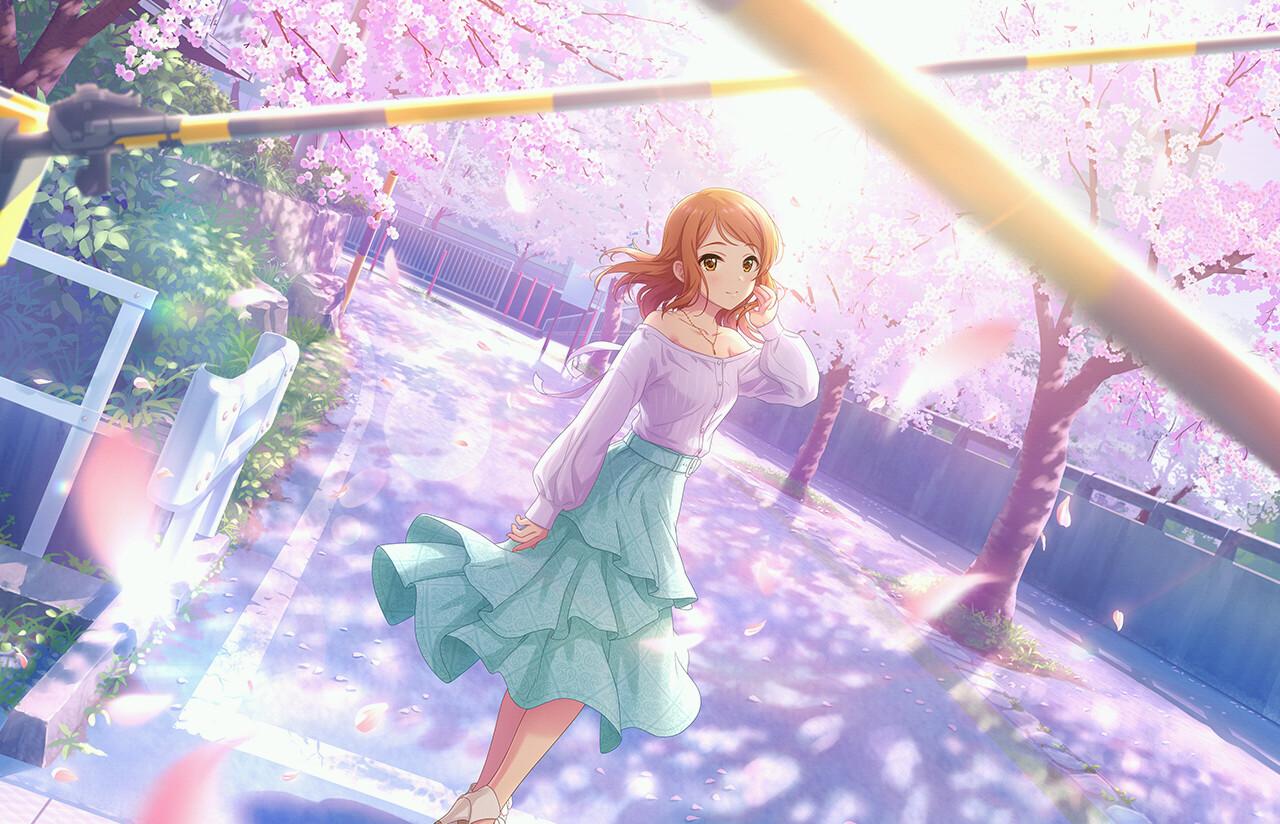アイドルマスター 北条加蓮 バースデーカード セット アニメイトカフェ 9月 北条加蓮「春霞の彼方」特訓前.jpg