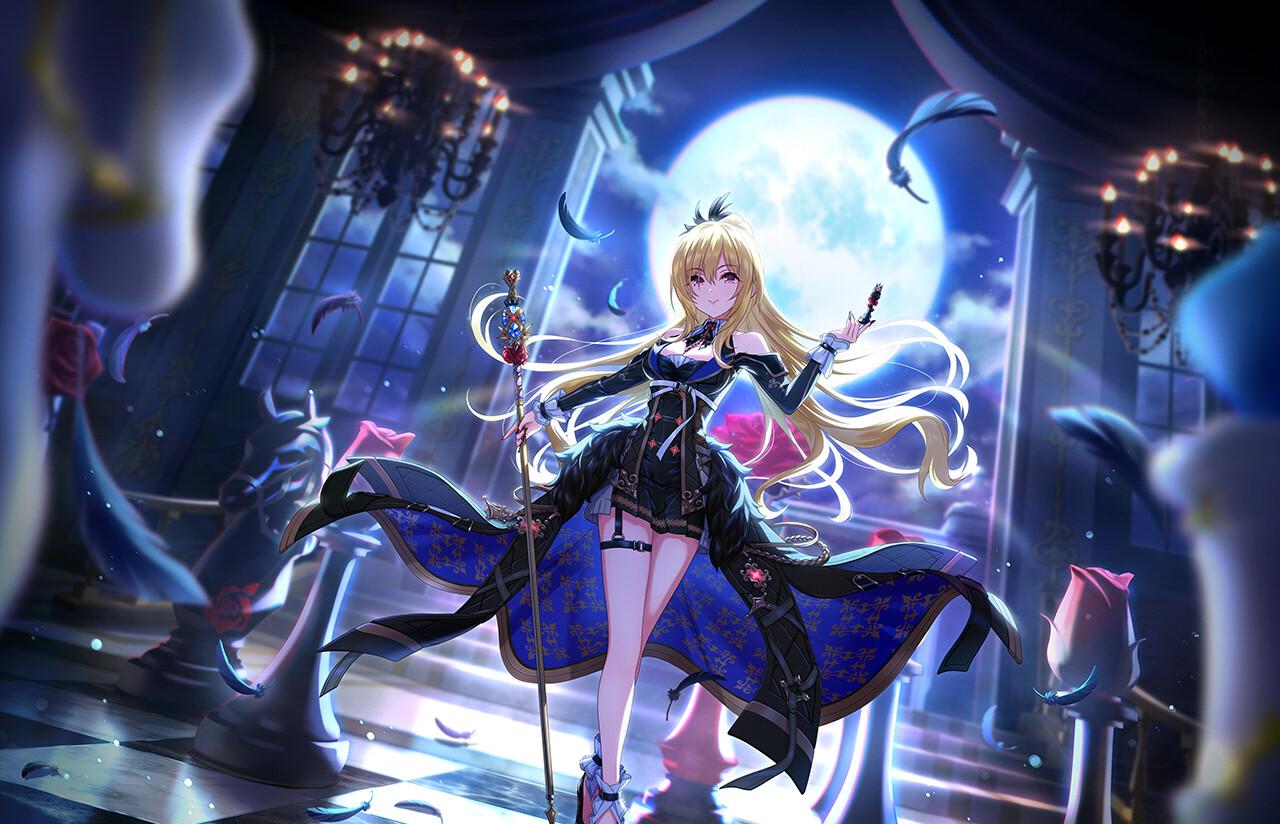 のわたり ちとせ 風の幻想曲 デレステ】ドミナント限定SSR［青き女王の夜想曲］黒埼ちとせの